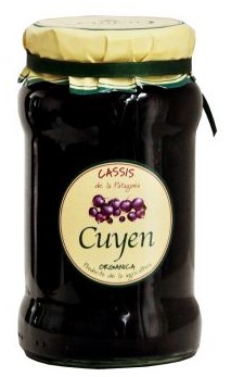Fruta almíbar cassis